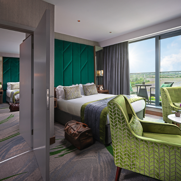 Interconnecting rooftop balcony suite www.carlton.ie